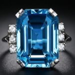 Vintage Square Rhinestone Decor Rings