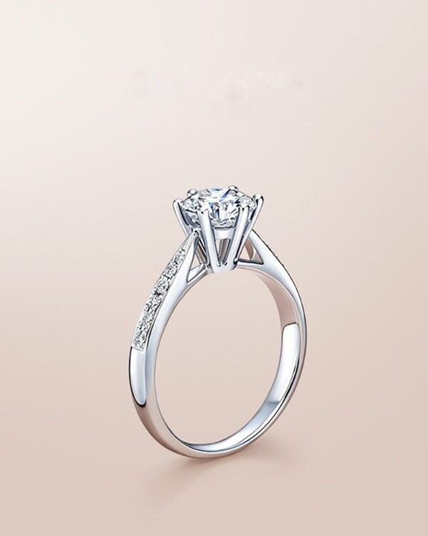 Rhinestone Decor Adjustable Stud Rings - Image 4