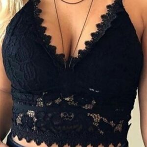 Lace Hollow Out Spaghetti Strap Top