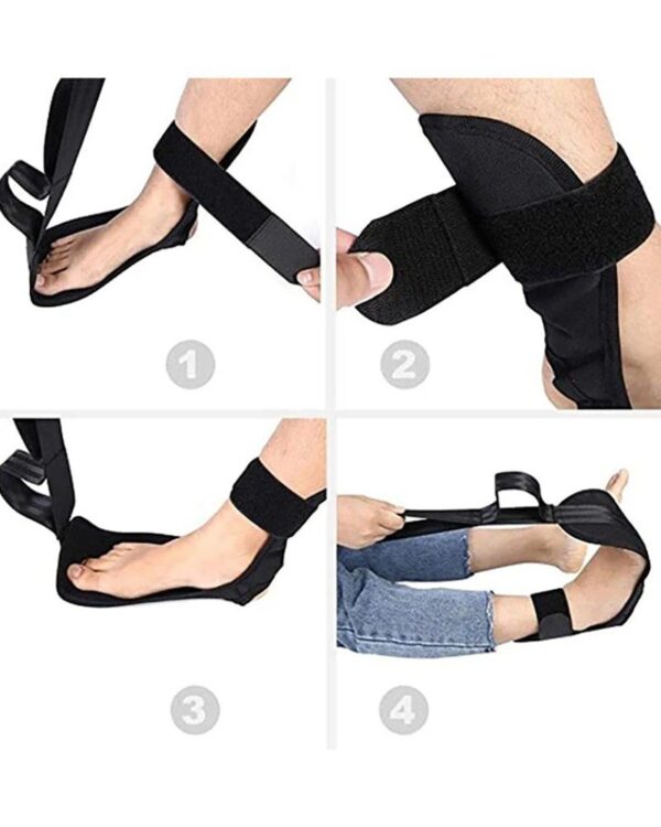 Plain Fitness Yoga Stretching Strap - Image 4