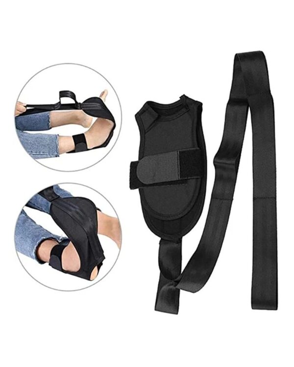 Plain Fitness Yoga Stretching Strap - Image 3