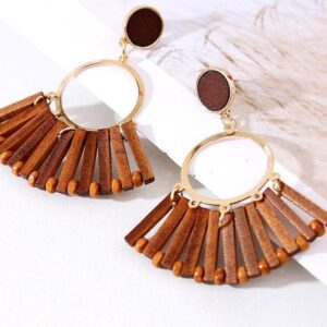 Vintage Wooden Earrings