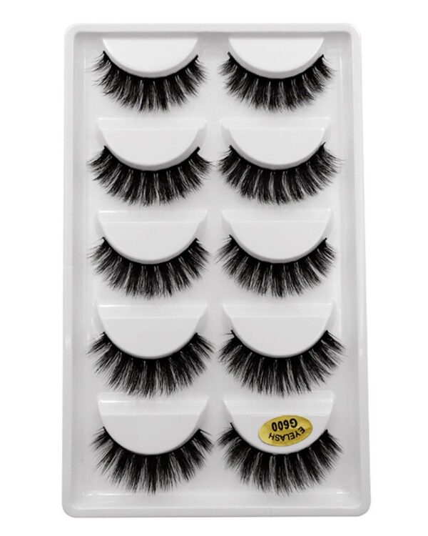 10Pairs Natural Curly False Eyelashes With 1PCS Clip - Image 3