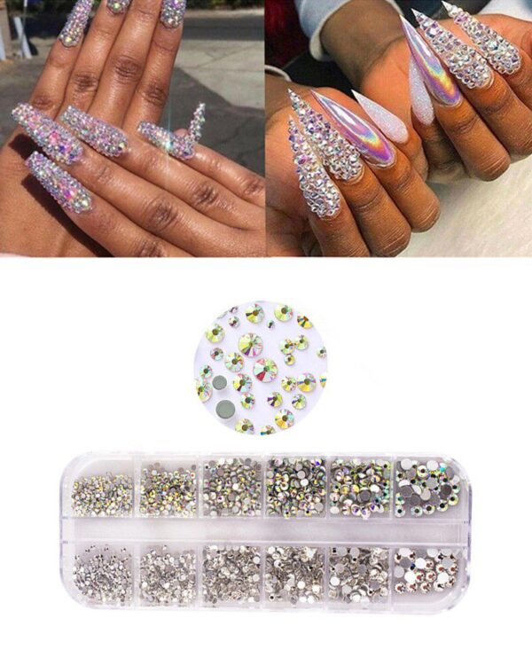 1 Box Rhinestone Nail Art Decoration - Image 4