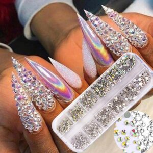1 Box Rhinestone Nail Art Decoration