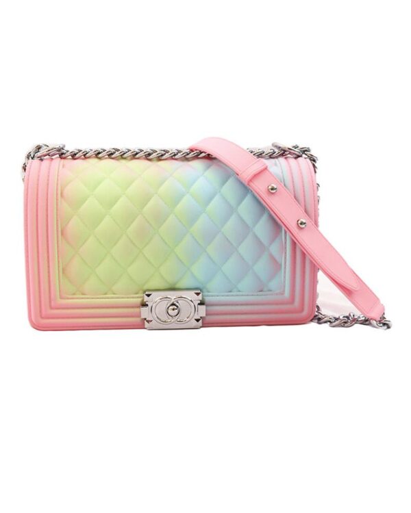 Quilted Colorblock Crossbody Bag