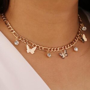 Butterflies Choker Necklace