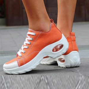Solid Canvas Air Cushion Sneakers