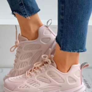Breathable Lace-up Casual Sneakers