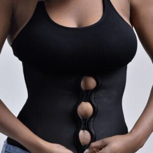 Zipper Waist Trainer Corset Neoprene Sweat Belt Tummy Slimming Breathable Modeling Strap Shaper